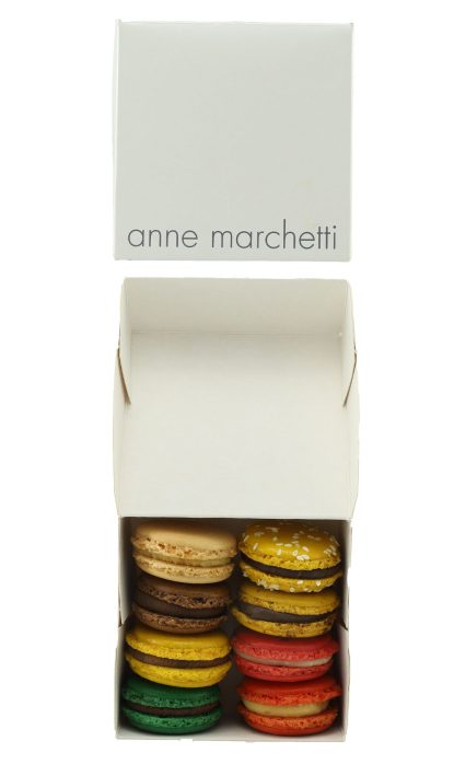 Boîte de 8 macarons Anne Marchetti