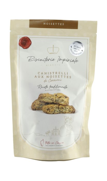 Biscuiterie Imperiale canistrelli aux Noisettes 175 gr